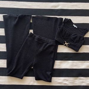 NWOT Fashion Nova Crochet Matching Set